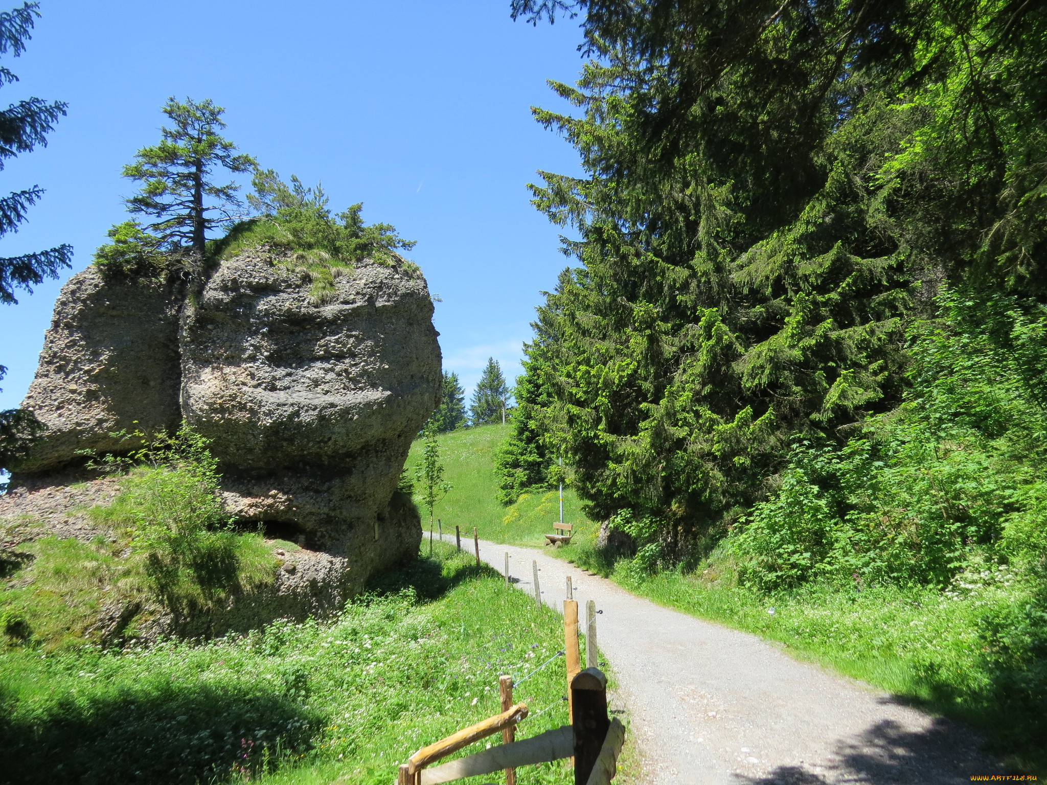 Камень на дороге картинка